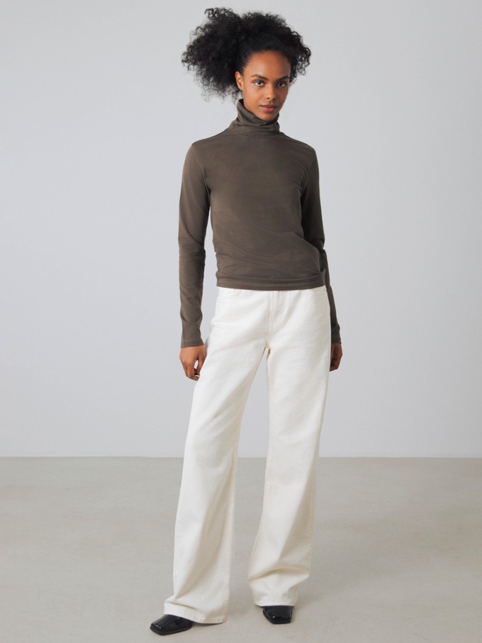 Jersey-Rollkragenpullover from Honest Basics