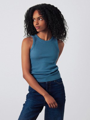 Geripptes Racer-Top from Honest Basics