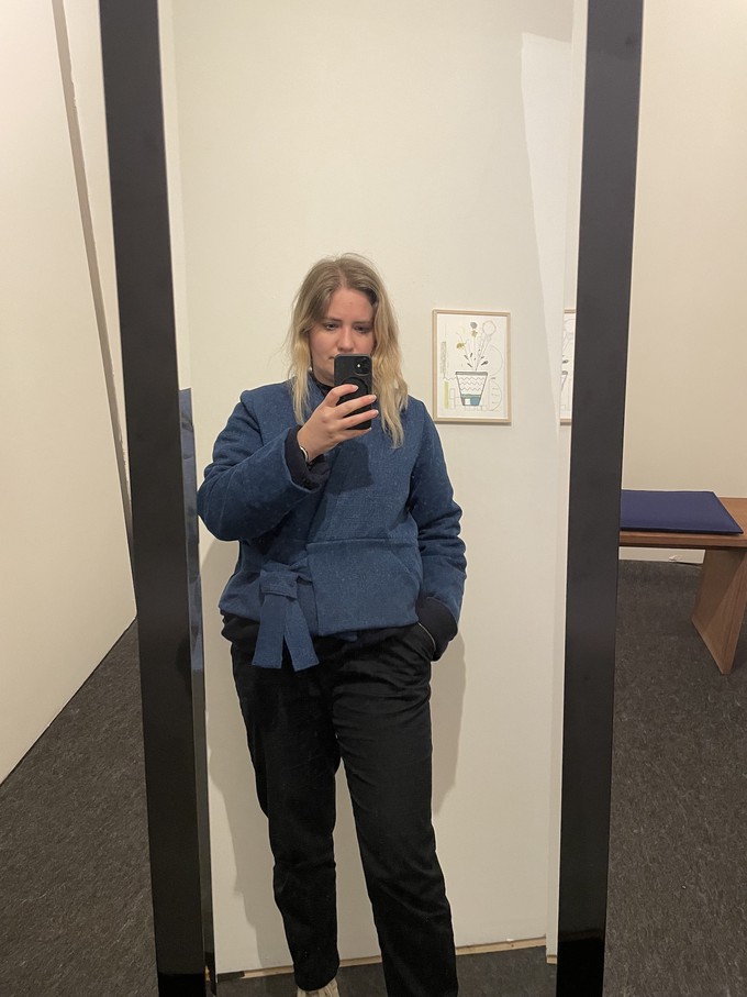 Fado Kimono Bomber Indigo from Ida&Volta