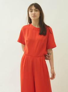 Hoje Jumpsuit Red via Ida&Volta