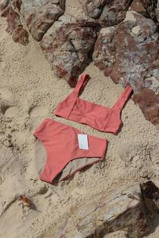 The Bay Swim Top – Quartz Colour via Ina Swim