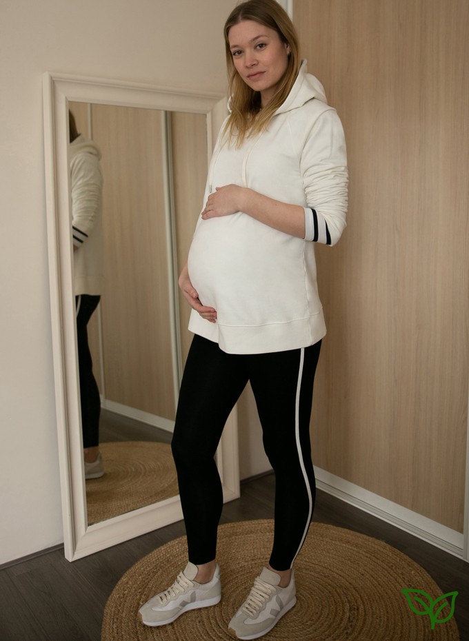 Maisie Organic Maternity Hoodie from Isabella Oliver