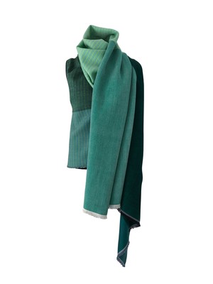 Light Wool Cape Fusion Green from JULAHAS