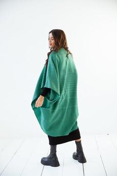 PETITE Wool Kimono Warm Jade via JULAHAS