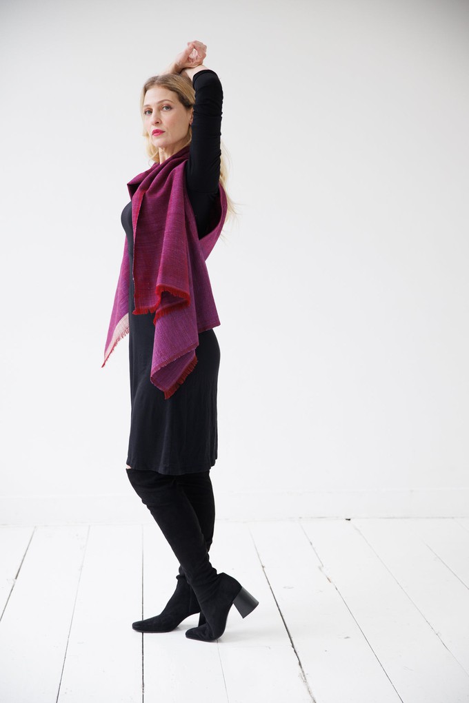 NEW! Wool Silk Cape Forest Sariska from JULAHAS