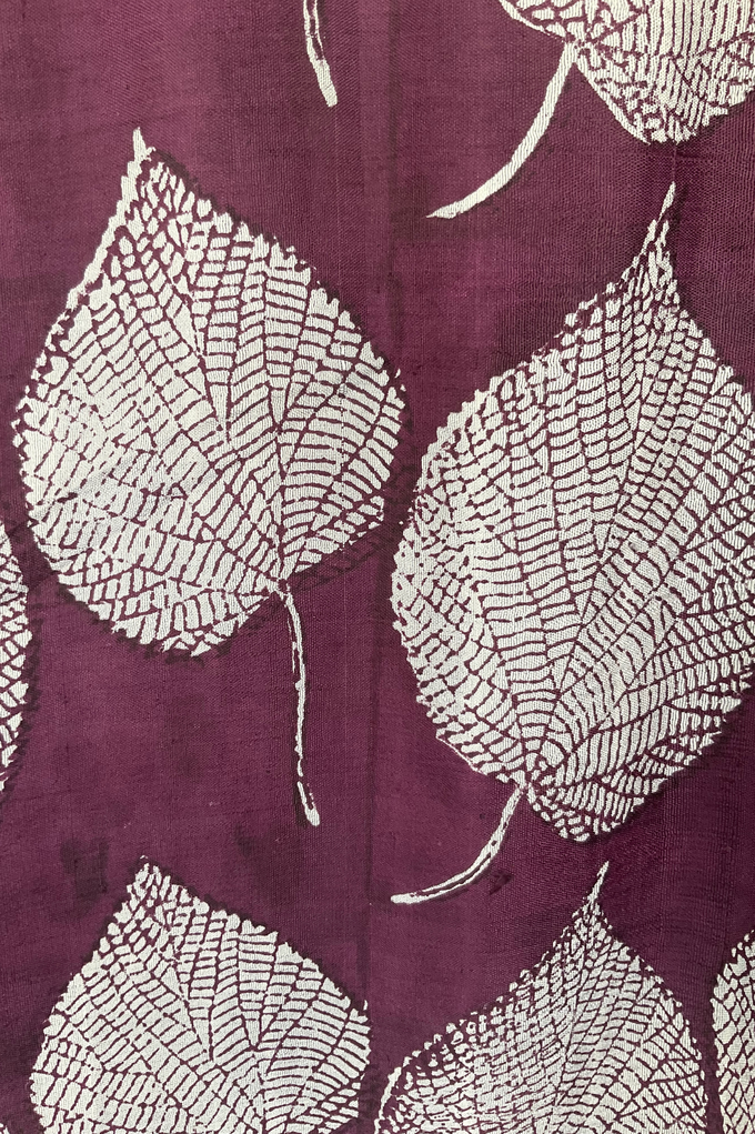 NEW! Peace Silk Kimono Purple Bodhi from JULAHAS