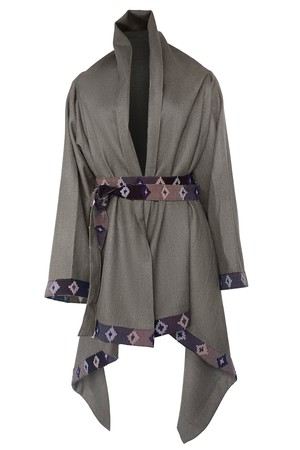 NEW! Wool Cape Coat Cocoon Taupe from JULAHAS