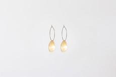 Singö | creole earrings gold plated via Julia Otilia