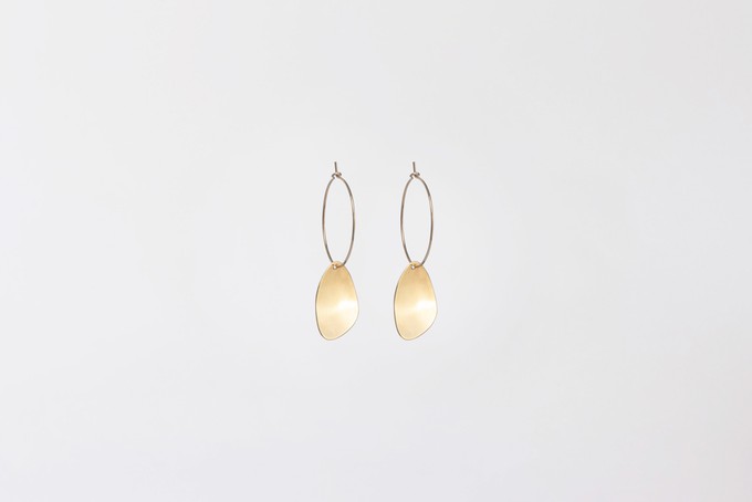 Singö | creole earrings gold plated from Julia Otilia