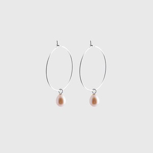 Pearl creole earrings | silver from Julia Otilia