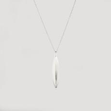 Olive leaf necklace silver via Julia Otilia
