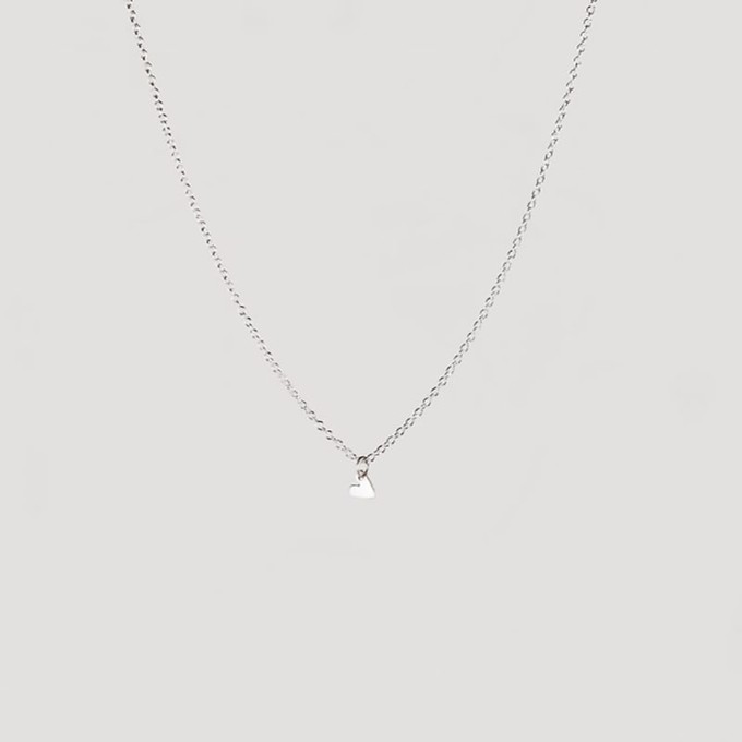 Tiny Heart necklace silver | B-SELECTION from Julia Otilia