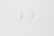 Diving bird earrings silver SALE via Julia Otilia