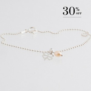 Bracelet chain clover with pearl silver SALE from Julia Otilia