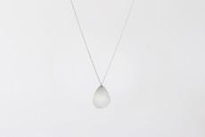 Singö long necklace | matte silver from Julia Otilia