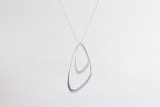 Dancing Waves necklace | silver via Julia Otilia