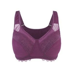 Claret Silk Back Support Cotton Sports Bra (Multiple colors available) from JulieMay Lingerie