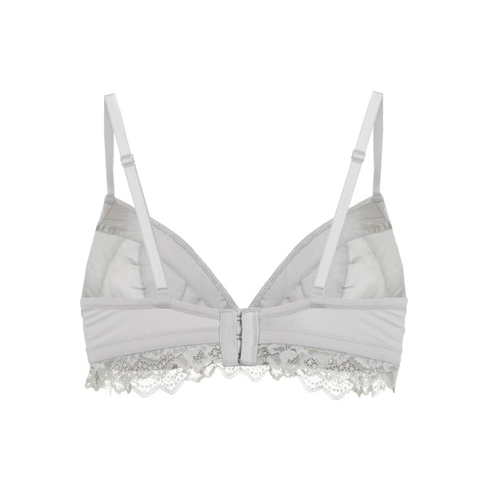Mist - Silk & Organic Cotton Supportive Plunge Bra from JulieMay Lingerie