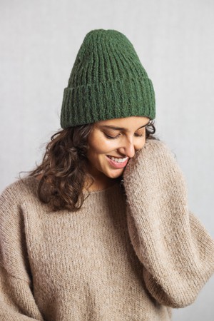 Baby-Alpaka Mütze Anatico Olive from Jyoti - Fair Works