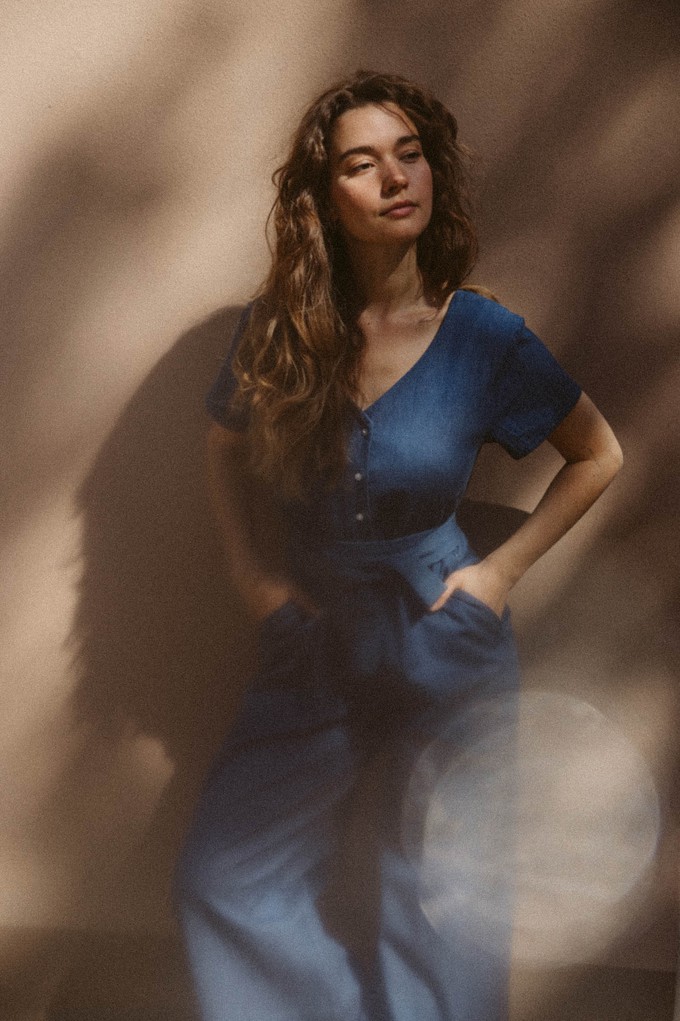 Bio-Baumwoll Jumpsuit Amrita Denim from Jyoti - Fair Works