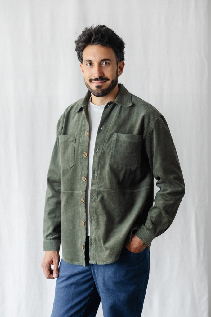 Bio-Baumwollcord Shaket Kalagi Pistazie from Jyoti - Fair Works