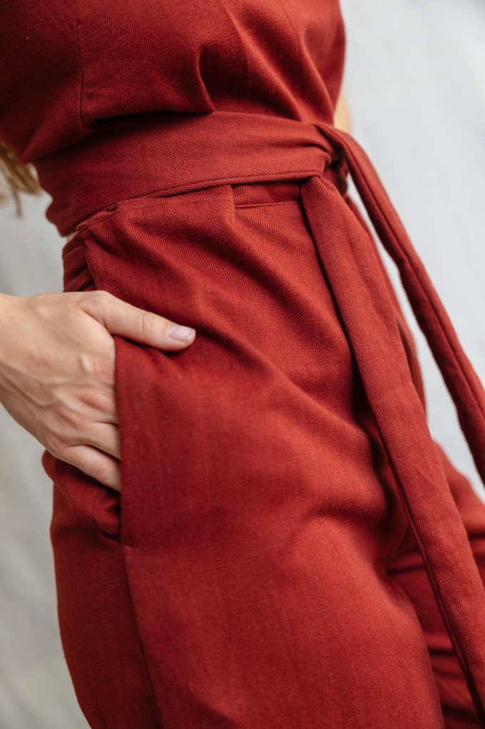 Bio-Baumwoll Jumpsuit Anusha Henna from Jyoti - Fair Works