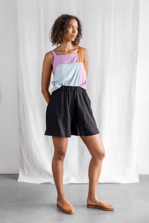 Bio-Baumwoll Shorts Sitaar Schwarz from Jyoti - Fair Works