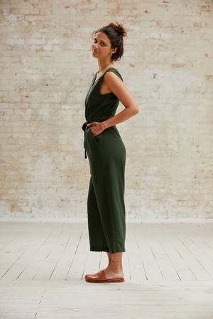 Baumwoll Jumpsuit Daksha Olive from Jyoti - Fair Works