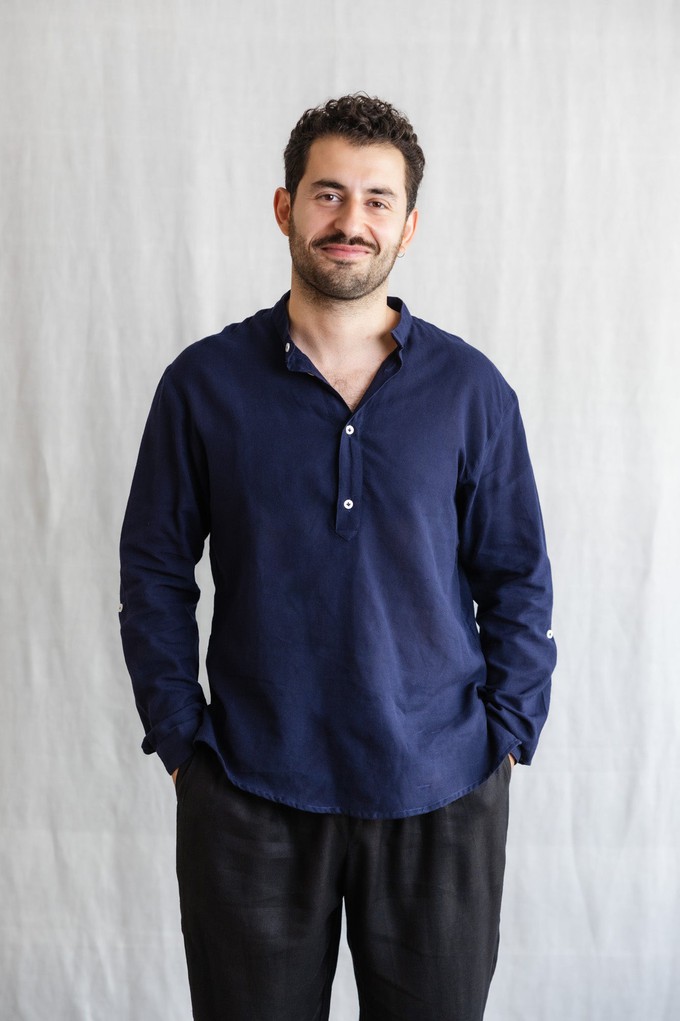 Baumwoll Tunika Tanu Blau from Jyoti - Fair Works