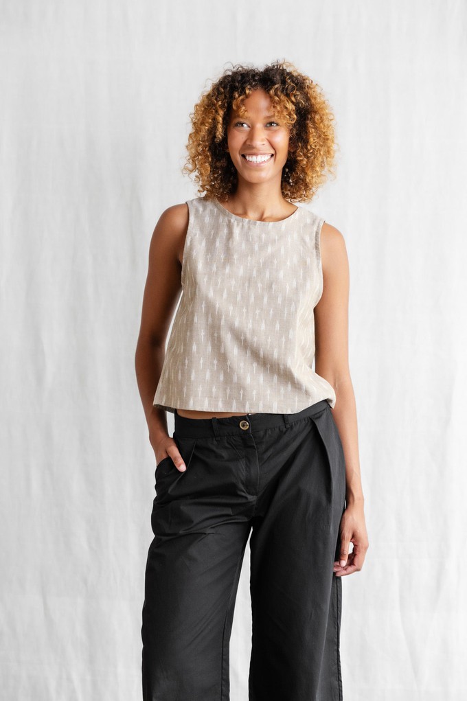 Bio-Baumwoll Top Osra Ikat from Jyoti - Fair Works