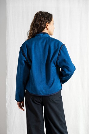 Bio-Baumwoll Wendejacke Dhaarti Denim from Jyoti - Fair Works Bio-Baumwoll Wendejacke Dhaarti Denim from Jyoti - Fair Works