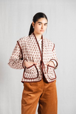 Bio-Baumwoll Wendejacke Dhaarti Blockprint from Jyoti - Fair Works