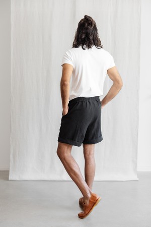 Bio-Baumwoll Shorts Jhanvi Schwarz from Jyoti - Fair Works