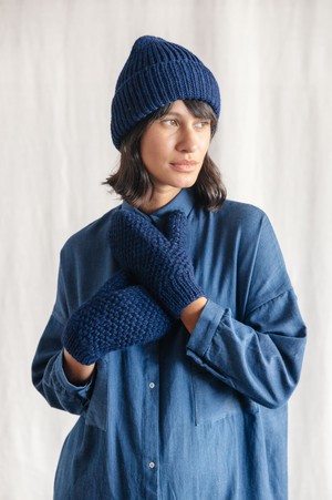 Baby-Alpaka Mütze Anatico Navy from Jyoti - Fair Works