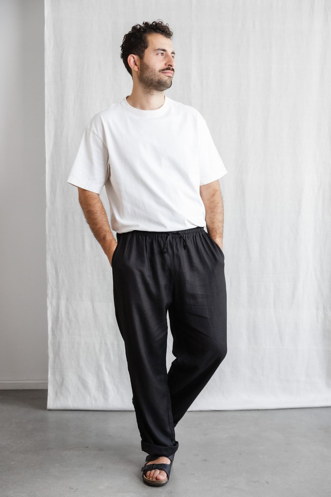 Hanf/Tencel Hose Jhan Schwarz from Jyoti - Fair Works