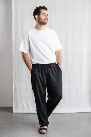 Hanf/Tencel Hose Jhan Schwarz from Jyoti - Fair Works