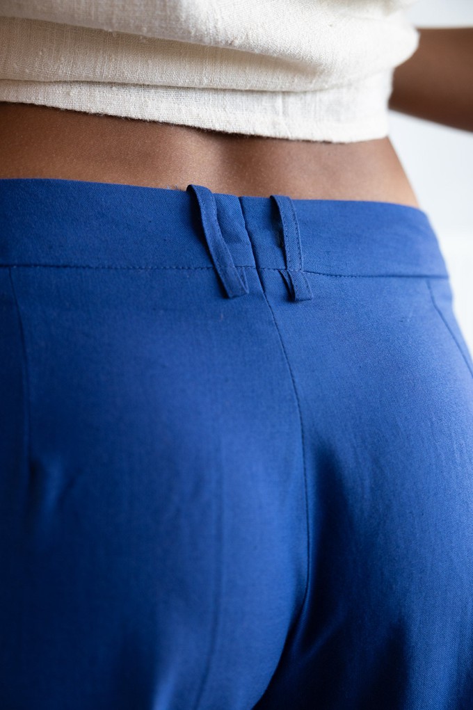 Bio-Baumwoll Hose Meghana Kobaltblau from Jyoti - Fair Works