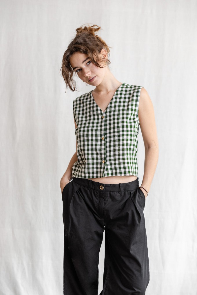 Baumwoll Top Chatania Checks from Jyoti - Fair Works