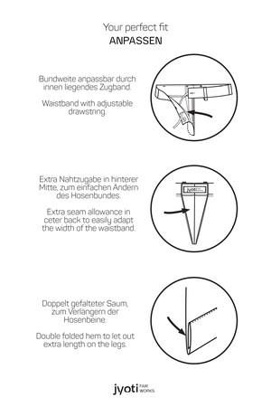 Bio-Baumwollcord Hose Prakrit Nebel from Jyoti - Fair Works