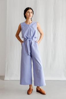 Bio-Baumwoll Jumpsuit Daksha Lila via Jyoti - Fair Works