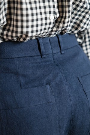 Bio-Baumwoll Hose Santosh Grau-Blau from Jyoti - Fair Works Bio-Baumwoll Hose Santosh Grau-Blau from Jyoti - Fair Works