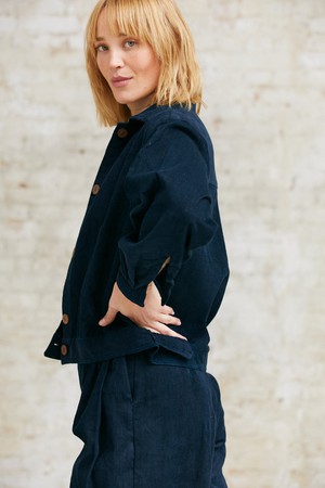 Bio-Baumwollcord Jacke Khajani Nachtblau from Jyoti - Fair Works Bio-Baumwollcord Jacke Khajani Nachtblau from Jyoti - Fair Works