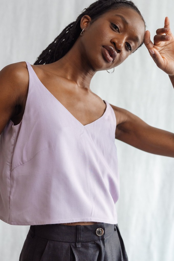 Ecovero Croptop Iya Flieder from Jyoti - Fair Works