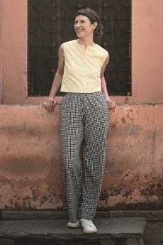Bio-Baumwoll Hose Jayan Kariert via Jyoti - Fair Works