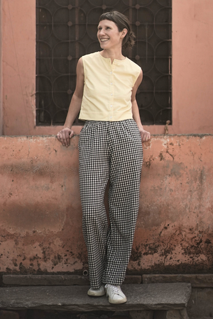 Bio-Baumwoll Hose Jayan Kariert from Jyoti - Fair Works