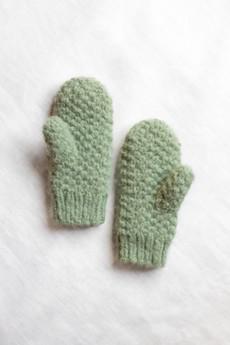 Baby-Alpaka Fäustling Handschuhe Casma Mint via Jyoti - Fair Works