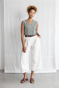 Bio-Baumwoll Culotte Awasi Ecru via Jyoti - Fair Works