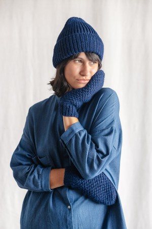 Baby-Alpaka Mütze Anatico Navy from Jyoti - Fair Works
