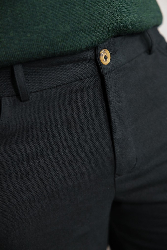 Bio-Baumwoll Hose Prakrit Schwarz from Jyoti - Fair Works