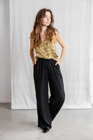 Hanf/Tencel Hose Jayan Schwarz from Jyoti - Fair Works